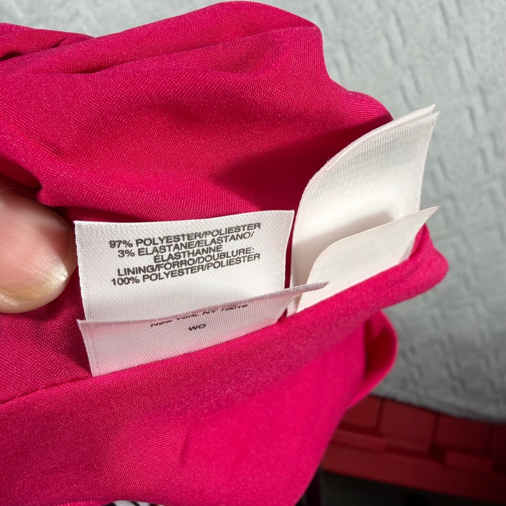 Kasper Sheath Dress Women's 18 20 Pink Sleeveless Ribbon Waist Career *READ - Picture 6 of 7
